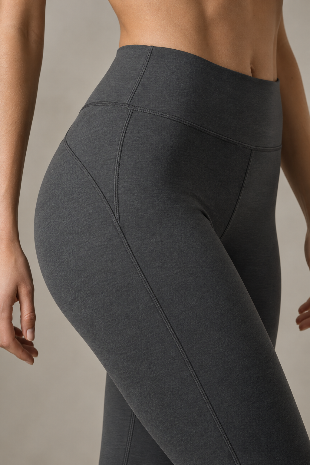 Illustrative back fit and seam positions